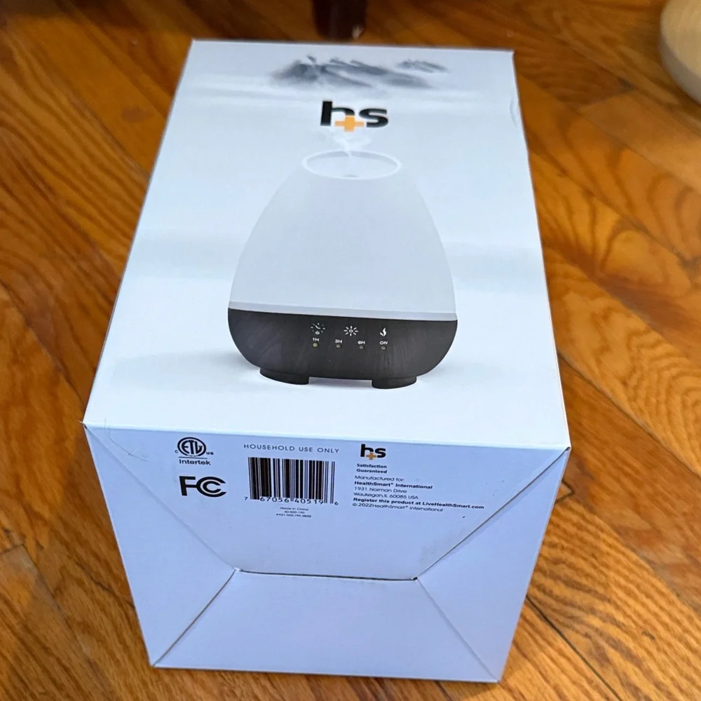 Health Smart White and Brown Essential Oil Diffuser
